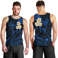 personalised-kahoolawe-hawaii-men-tank-top-polynesian-tattoo-and-pacific-plumeria-blue-vibe