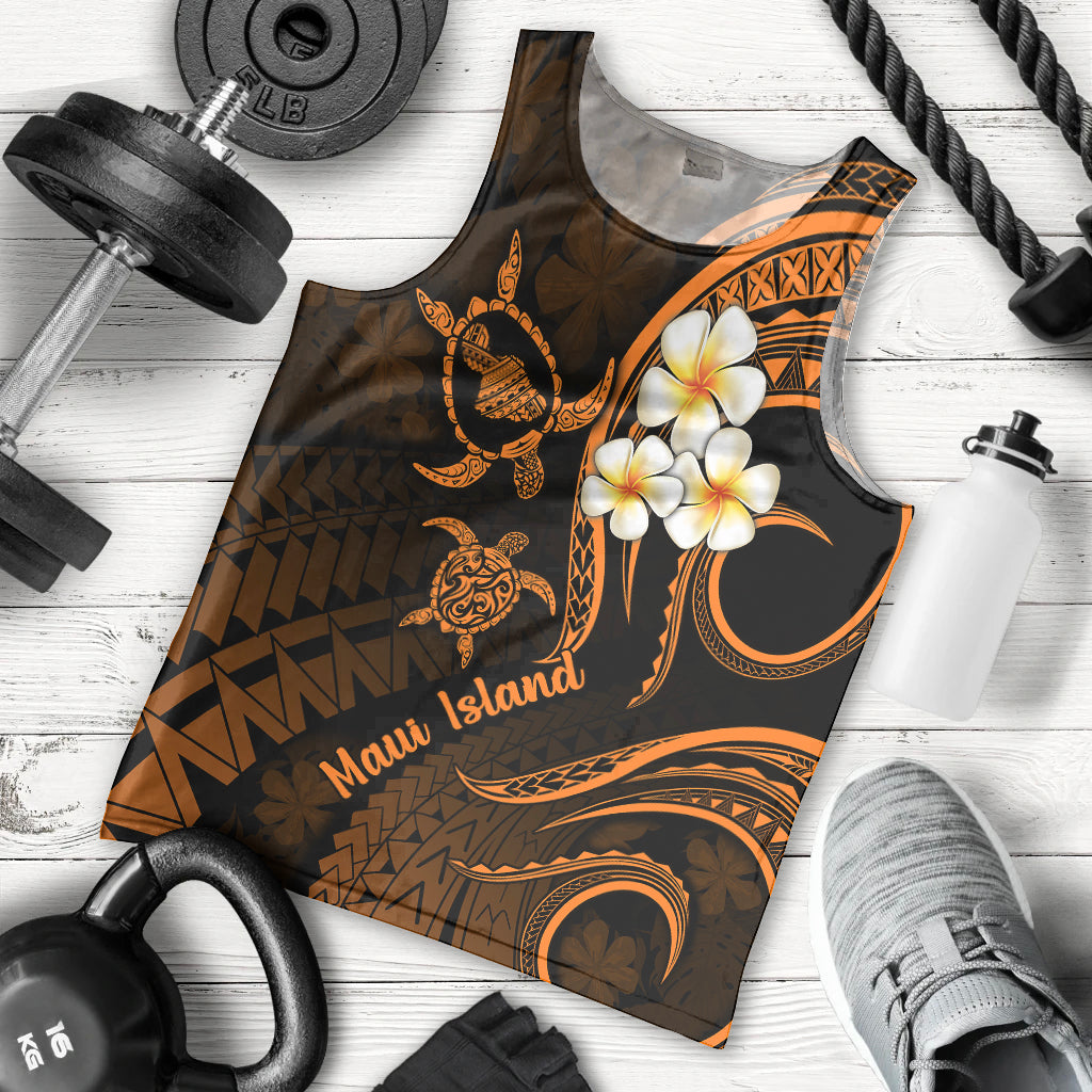 hawaii-men-tank-top-maui-islands-pacific-plumeria-gold-vibe