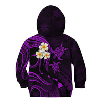 Hawaii Kid Hoodie Maui Islands Pacific Plumeria Purple Vibe - Wonder Print Shop