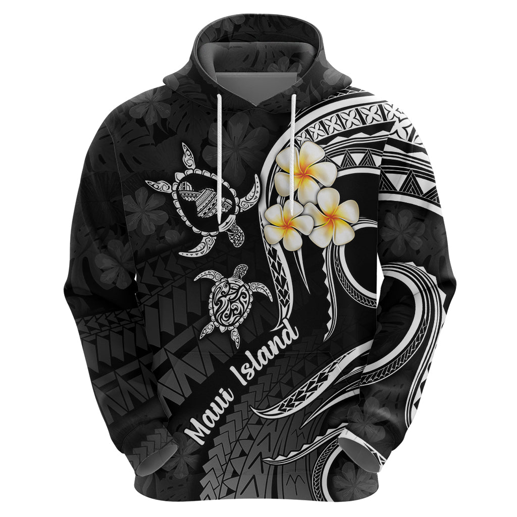 Hawaii Hoodie Maui Islands Pacific Plumeria White Vibe - Wonder Print Shop