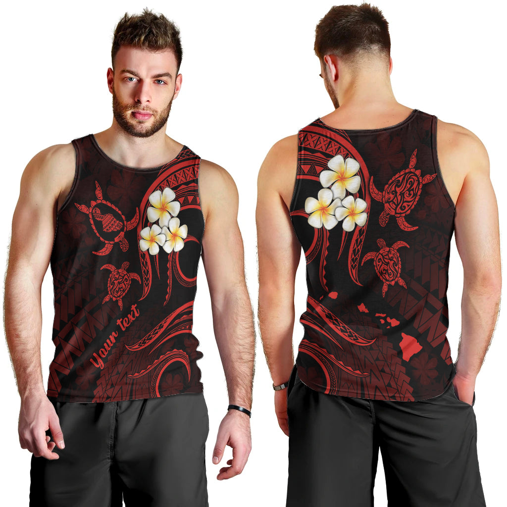 personalised-maui-hawaii-men-tank-top-polynesian-tattoo-and-pacific-plumeria-red-vibe