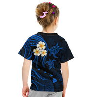 Hawaii Kid T Shirt Oahu Islands Pacific Plumeria Blue Vibe - Wonder Print Shop