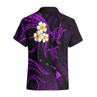 Hawaii Hawaiian Shirt Oahu Islands Pacific Plumeria Purple Vibe - Wonder Print Shop