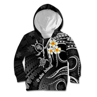 Hawaii Kid Hoodie Oahu Islands Pacific Plumeria White Vibe - Wonder Print Shop