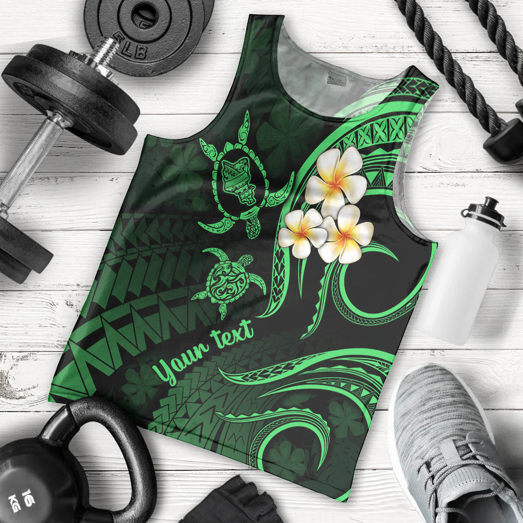 personalised-oahu-hawaii-men-tank-top-polynesian-tattoo-and-pacific-plumeria-green-vibe