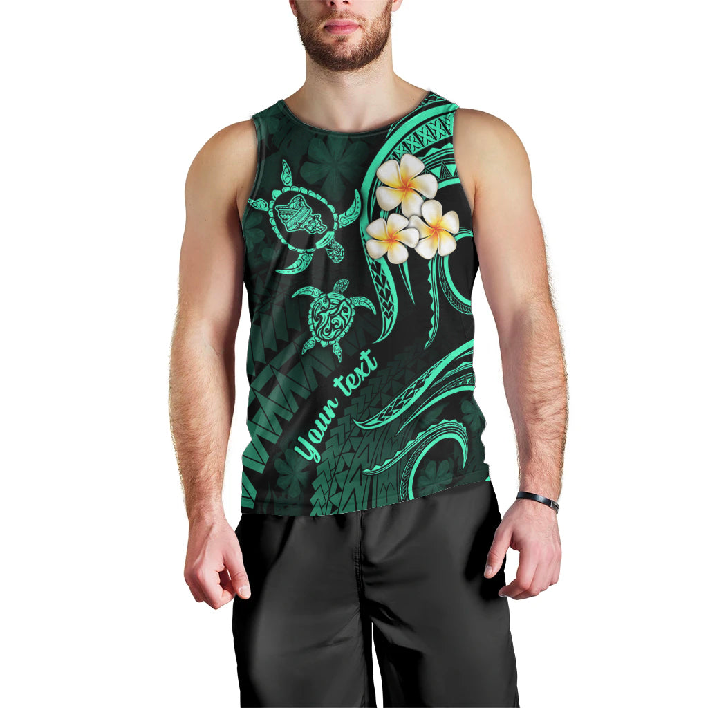 personalised-oahu-hawaii-men-tank-top-polynesian-tattoo-and-pacific-plumeria-turquoise-vibe
