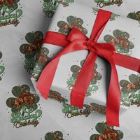 Lucky Cowboy Western Wrapping Paper Roll Funny St Patrick's Day