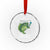 Lucky Fishing Crystal Glass Ornament Funny Fisherman Fish Lovers - Wonder Print Shop