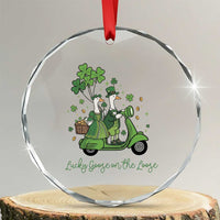 Lucky Goose On The Loose Crystal Glass Ornament St Patricks Day Irish Pride