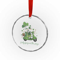 Lucky Goose On The Loose Crystal Glass Ornament St Patricks Day Irish Pride
