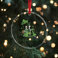 Lucky Goose On The Loose Crystal Glass Ornament St Patricks Day Irish Pride