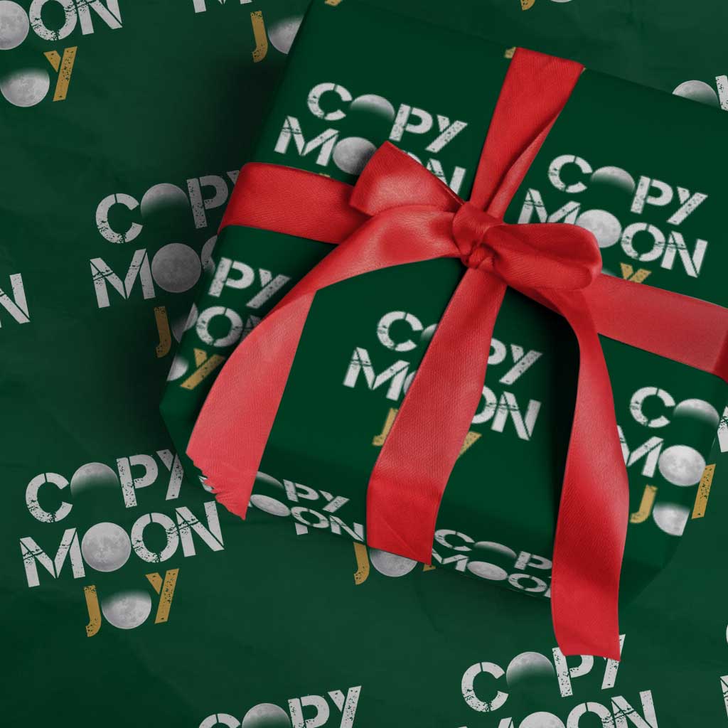 Lunar Mission Astronaut Space Lover Wrapping Paper Roll Copy Moon Joy Sci Fi Graphic