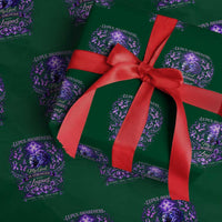 Lupus Awareness Wrapping Paper Roll Lion Purple Ribbon My God Is Stronger Than Lupus
