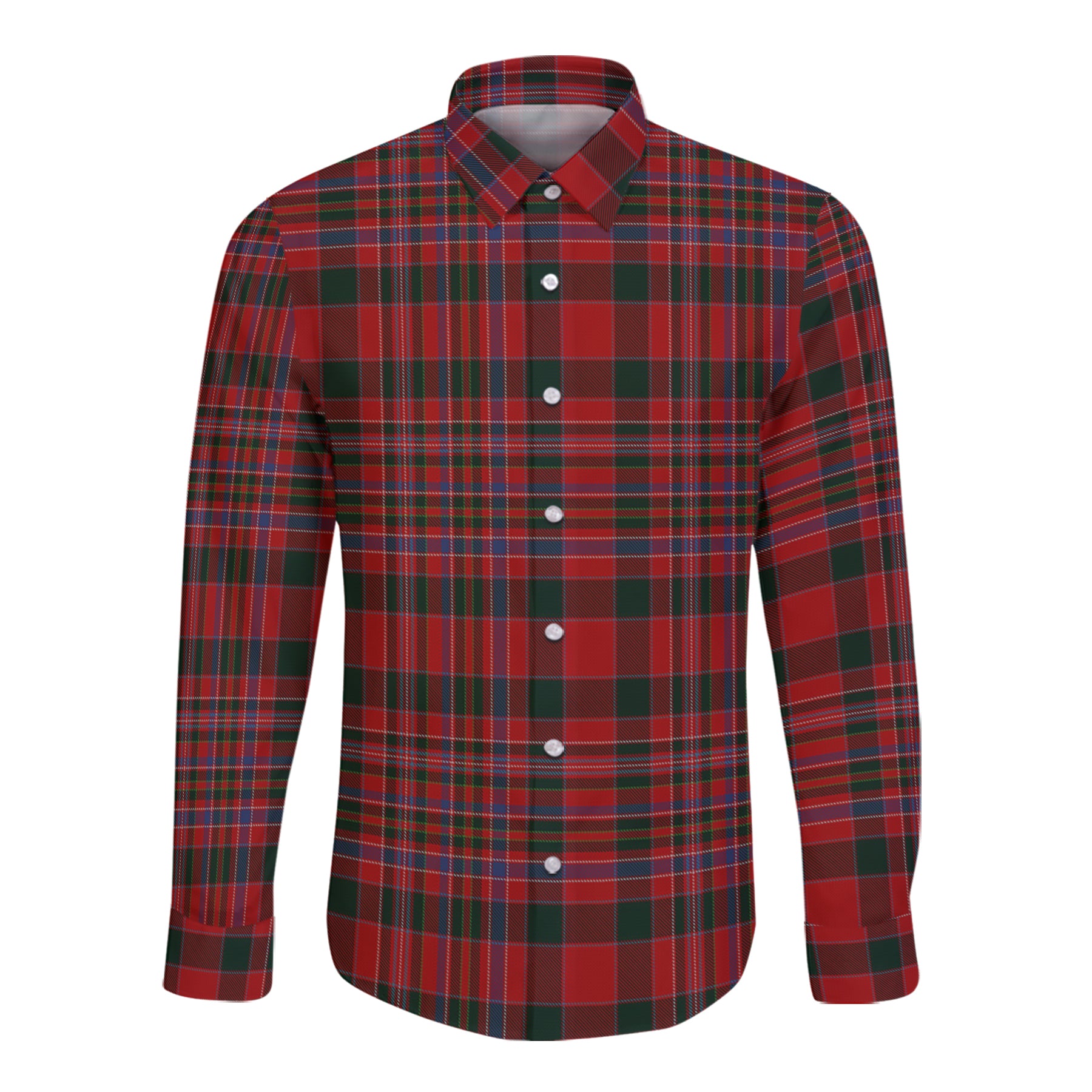 Macalister Tartan Long Sleeve Button Up Shirt K23