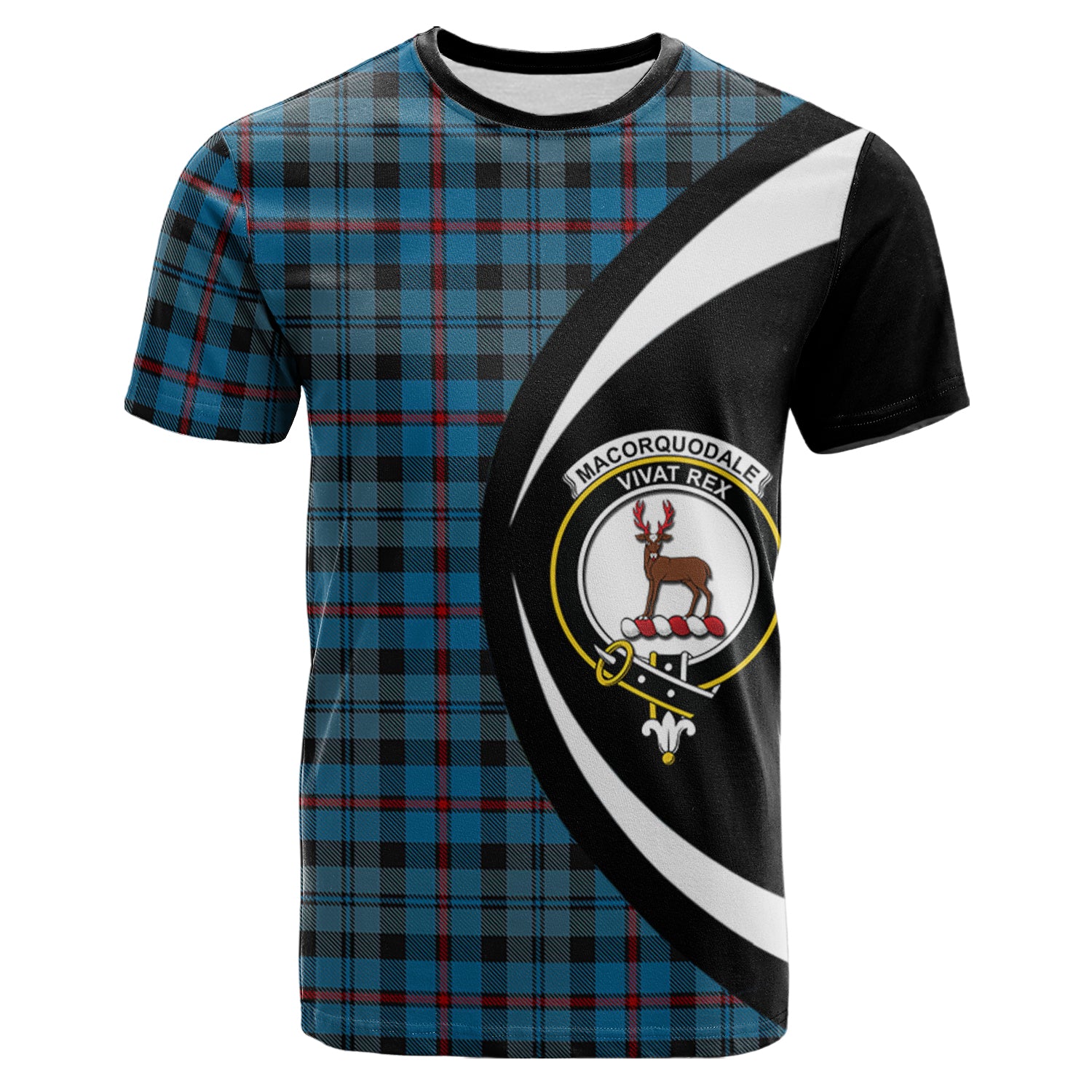 scottish-maccorquodale-clan-crest-circle-style-tartan-t-shirt