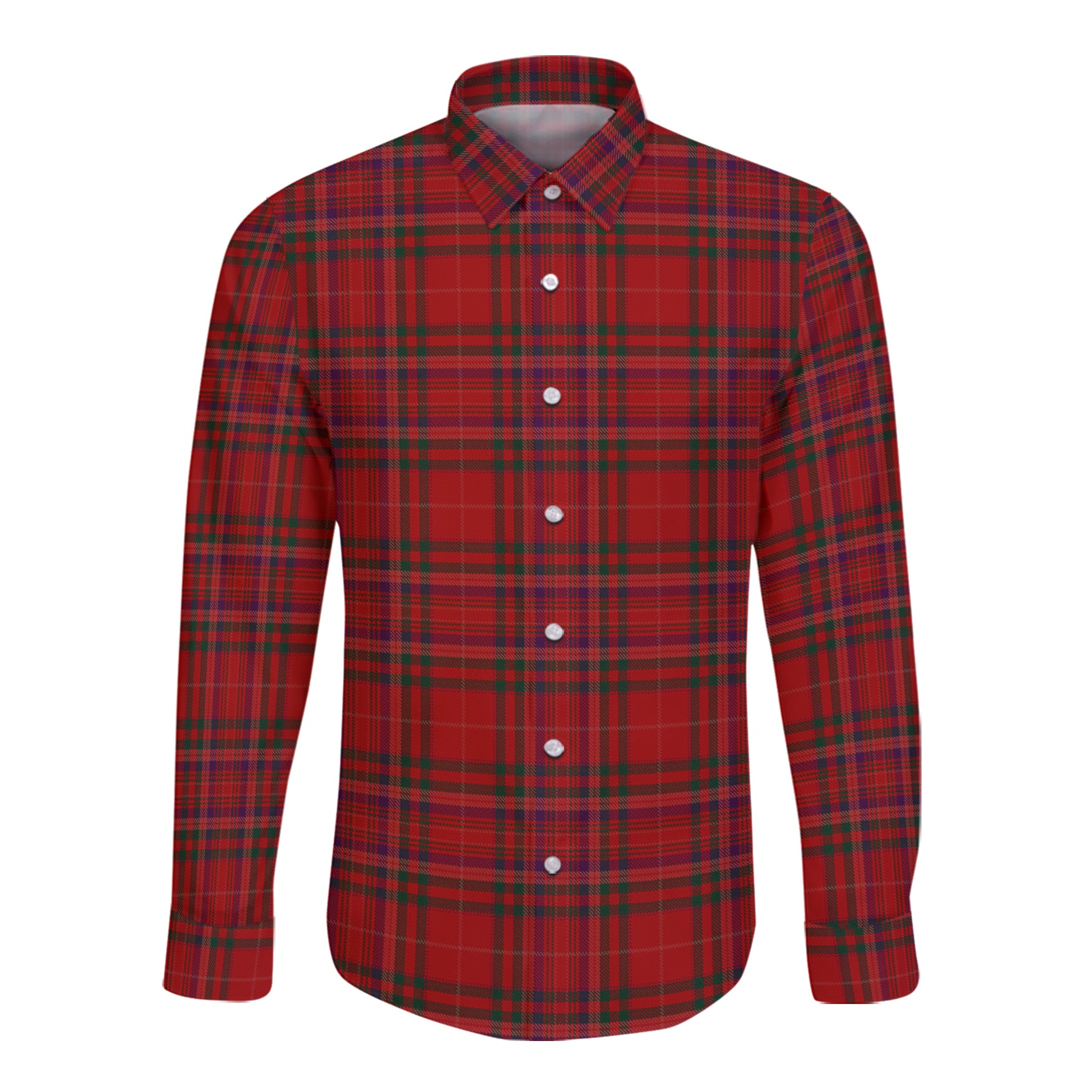 Maccoul Tartan Long Sleeve Button Up Shirt K23