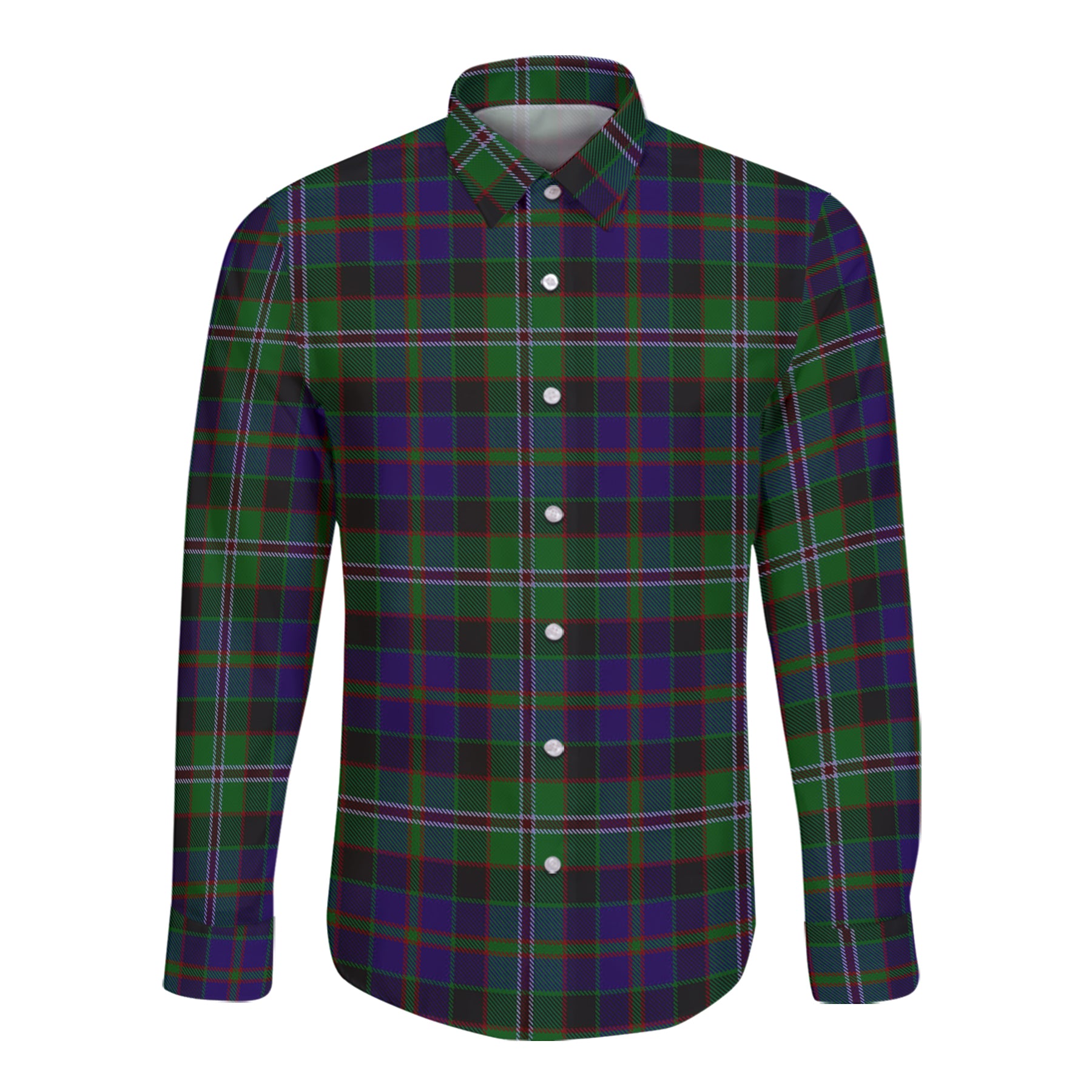 Maccraig Tartan Long Sleeve Button Up Shirt K23