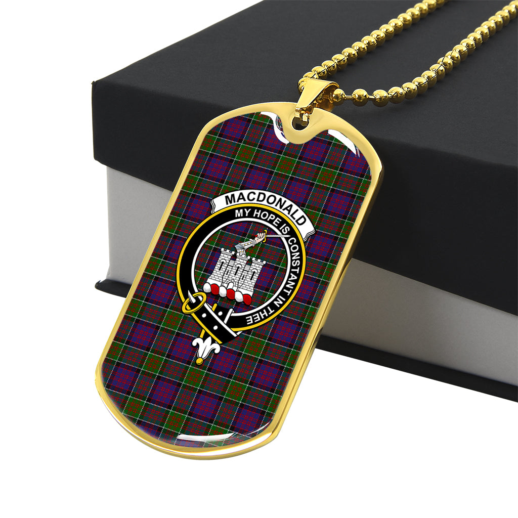 macdonald-of-clan-ranald-modern-tartan-family-crest-gold-military-chain-dog-tag