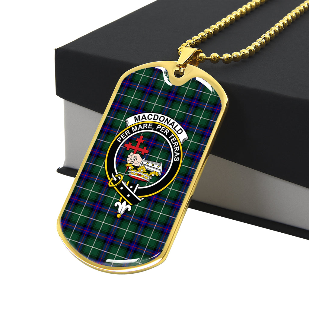macdonald-of-the-isles-hunting-modern-tartan-family-crest-gold-military-chain-dog-tag