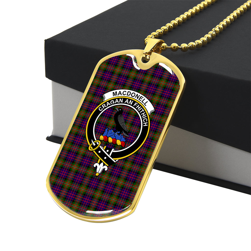 macdonnell-of-glengarry-modern-tartan-family-crest-gold-military-chain-dog-tag