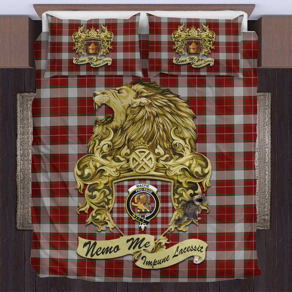 macfie-dress-tartan-bedding-set-motto-nemo-me-impune-lacessit-with-vintage-lion-family-crest-tartan-plaid-duvet-cover-scottish-tartan-plaid-comforter-vintage-style