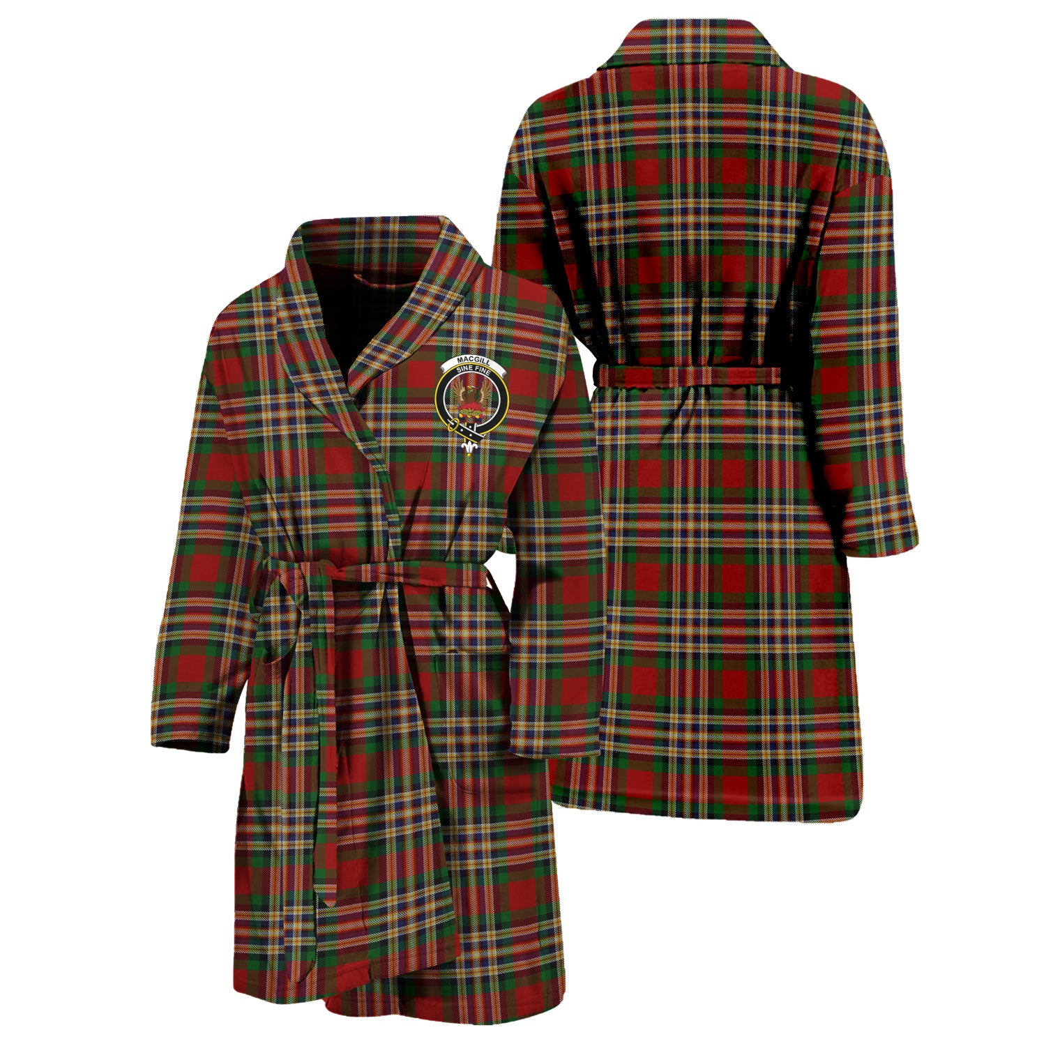 macgill-family-crest-tartan-bathrobe-tartan-robe-for-men-and-women