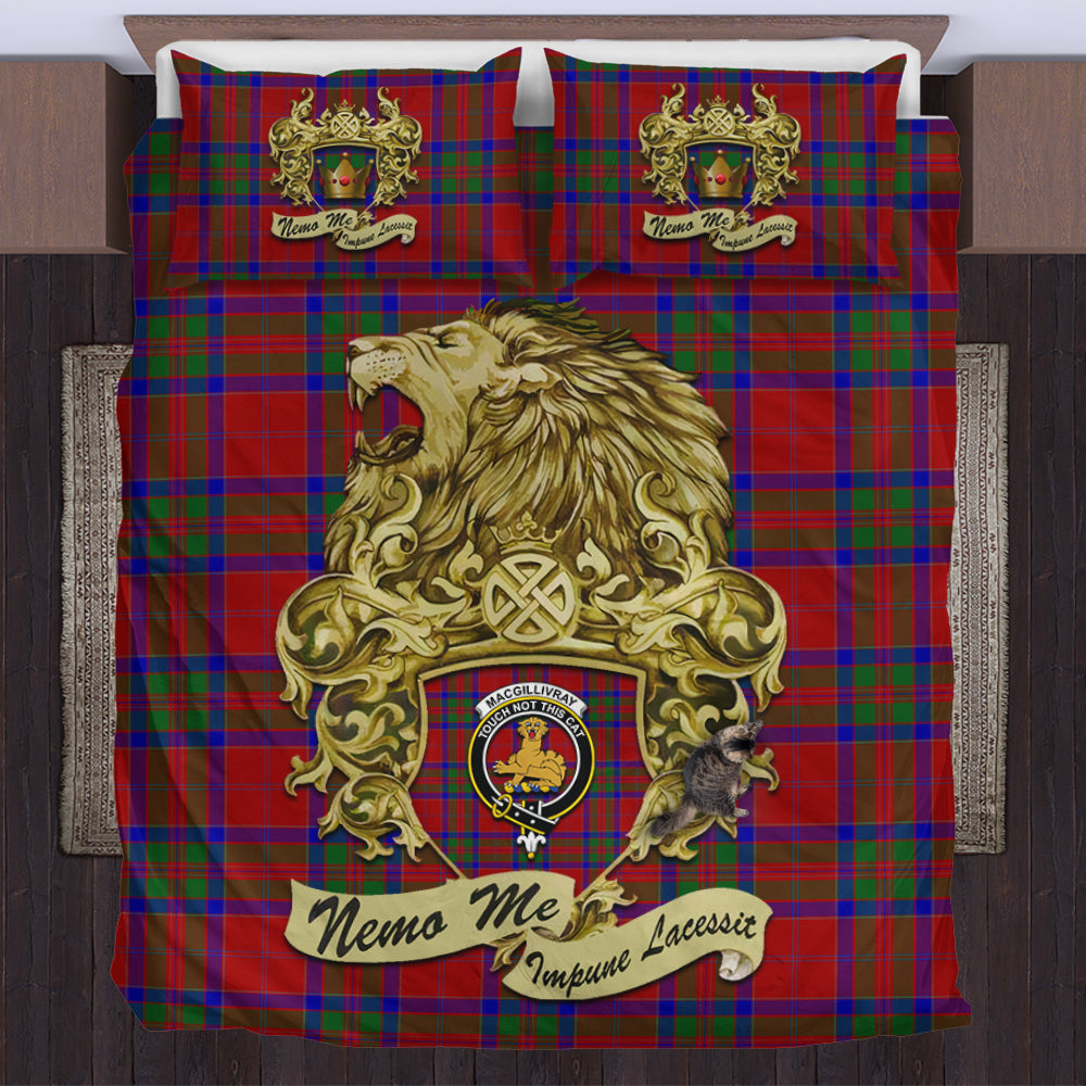 macgillivray-tartan-bedding-set-motto-nemo-me-impune-lacessit-with-vintage-lion-family-crest-tartan-plaid-duvet-cover-scottish-tartan-plaid-comforter-vintage-style