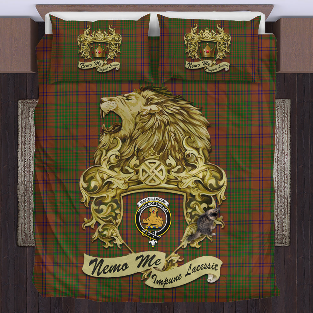 macgillivray-hunting-tartan-bedding-set-motto-nemo-me-impune-lacessit-with-vintage-lion-family-crest-tartan-plaid-duvet-cover-scottish-tartan-plaid-comforter-vintage-style
