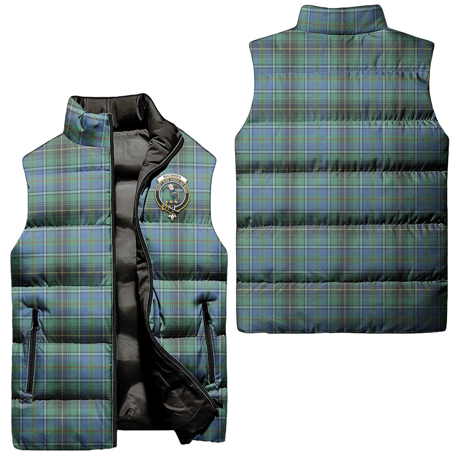 macinnes-ancient-clan-puffer-vest-family-crest-plaid-sleeveless-down-jacket