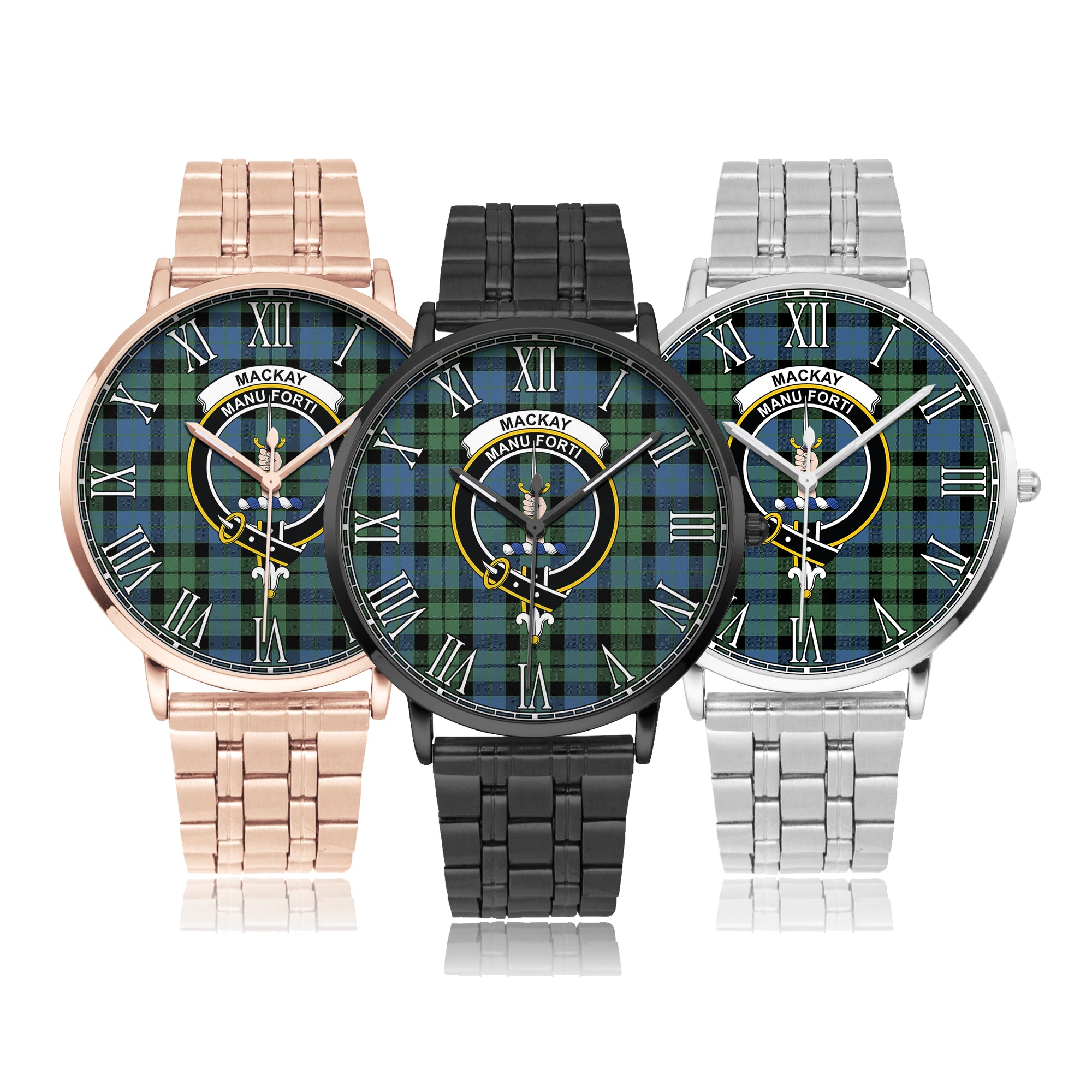 mackay-ancient-family-crest-quartz-watch-with-stainless-steel-trap-tartan-instafamous-quartz-stainless-steel-watch