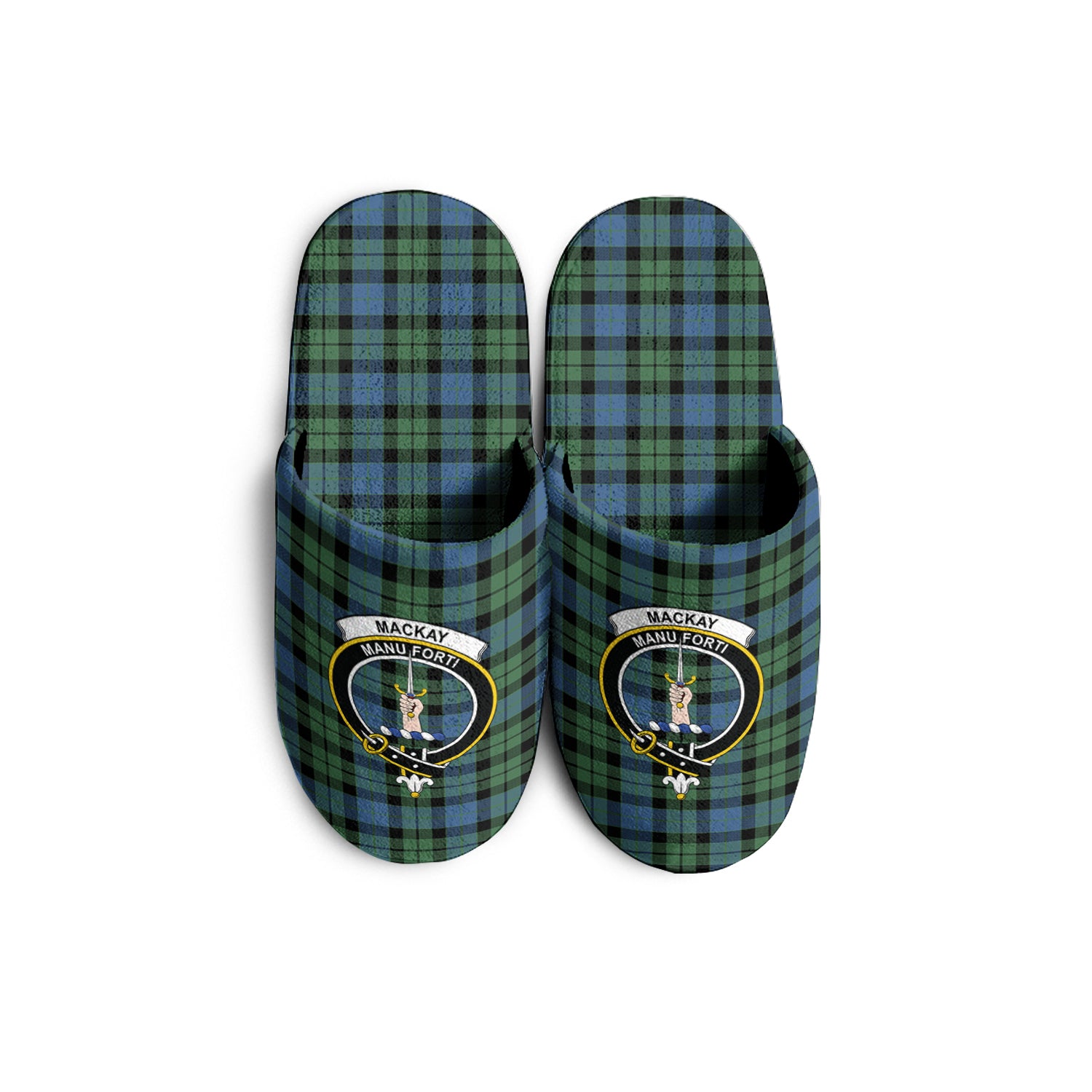 mackay-ancient-tartan-crest-slippers-famiy-crest-plaid-slippers