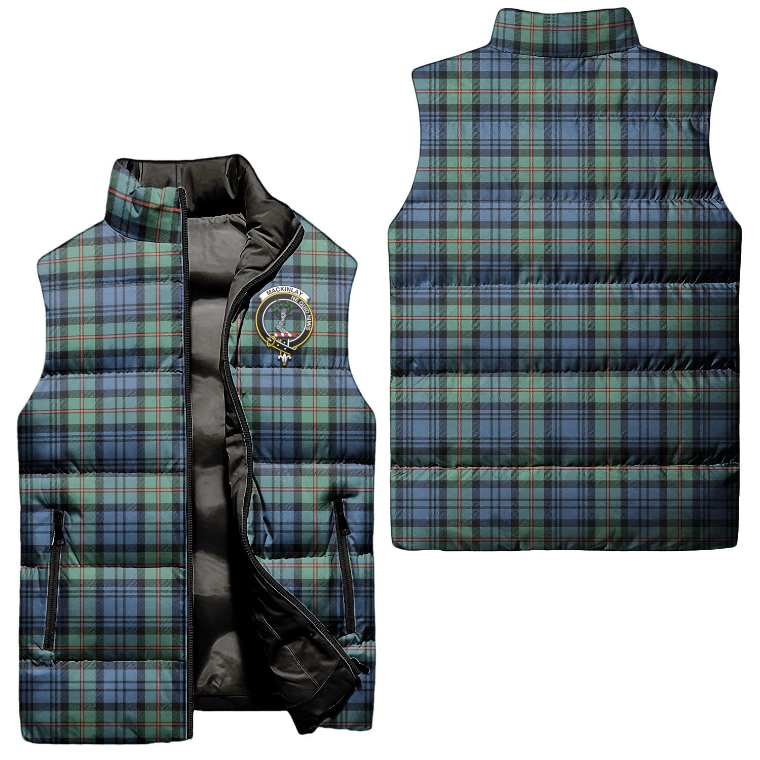 mackinlay-ancient-clan-puffer-vest-family-crest-plaid-sleeveless-down-jacket