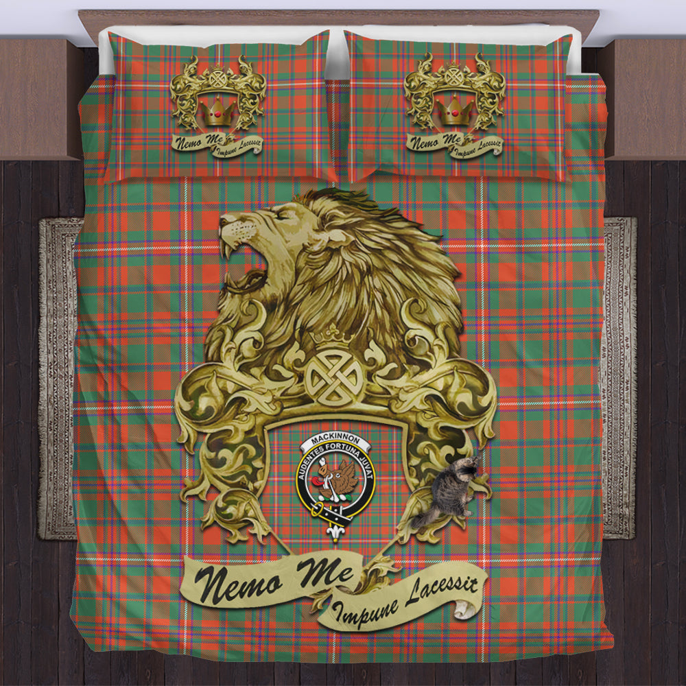 mackinnon-ancient-tartan-bedding-set-motto-nemo-me-impune-lacessit-with-vintage-lion-family-crest-tartan-plaid-duvet-cover-scottish-tartan-plaid-comforter-vintage-style