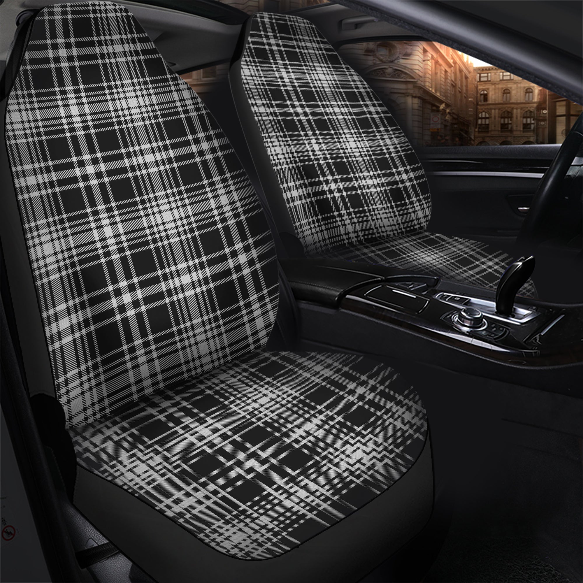 scottish-maclean-black-and-white-clan-tartan-car-seat-cover