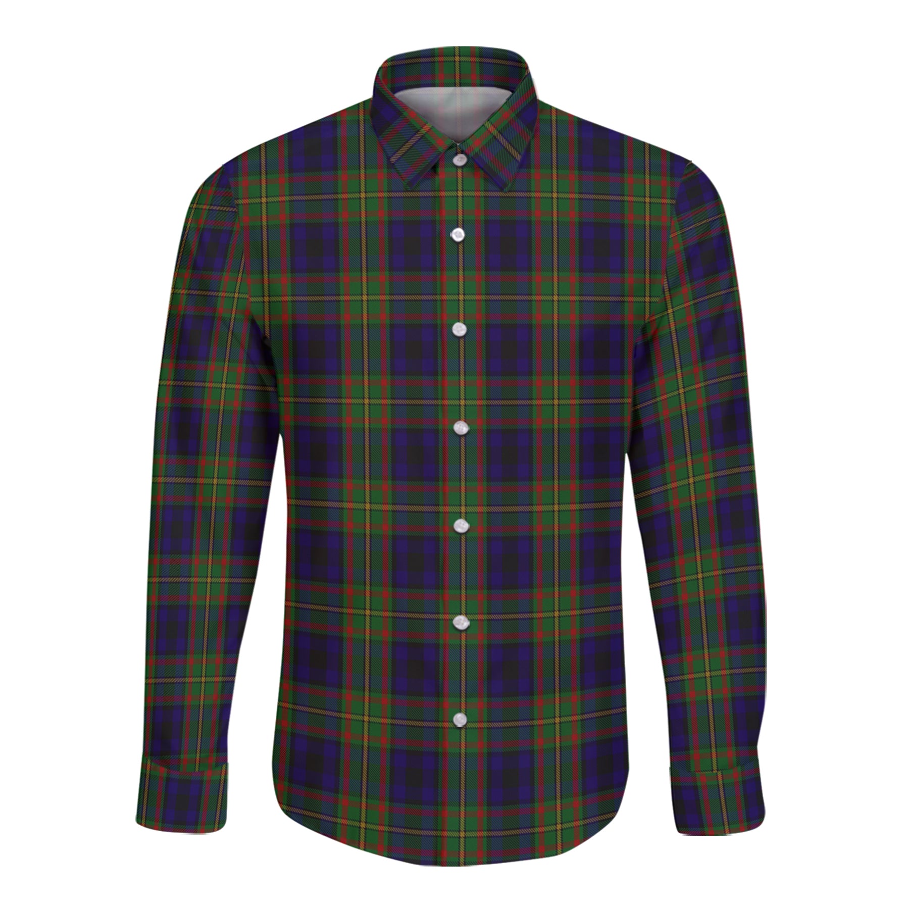 Macleish Tartan Long Sleeve Button Up Shirt K23
