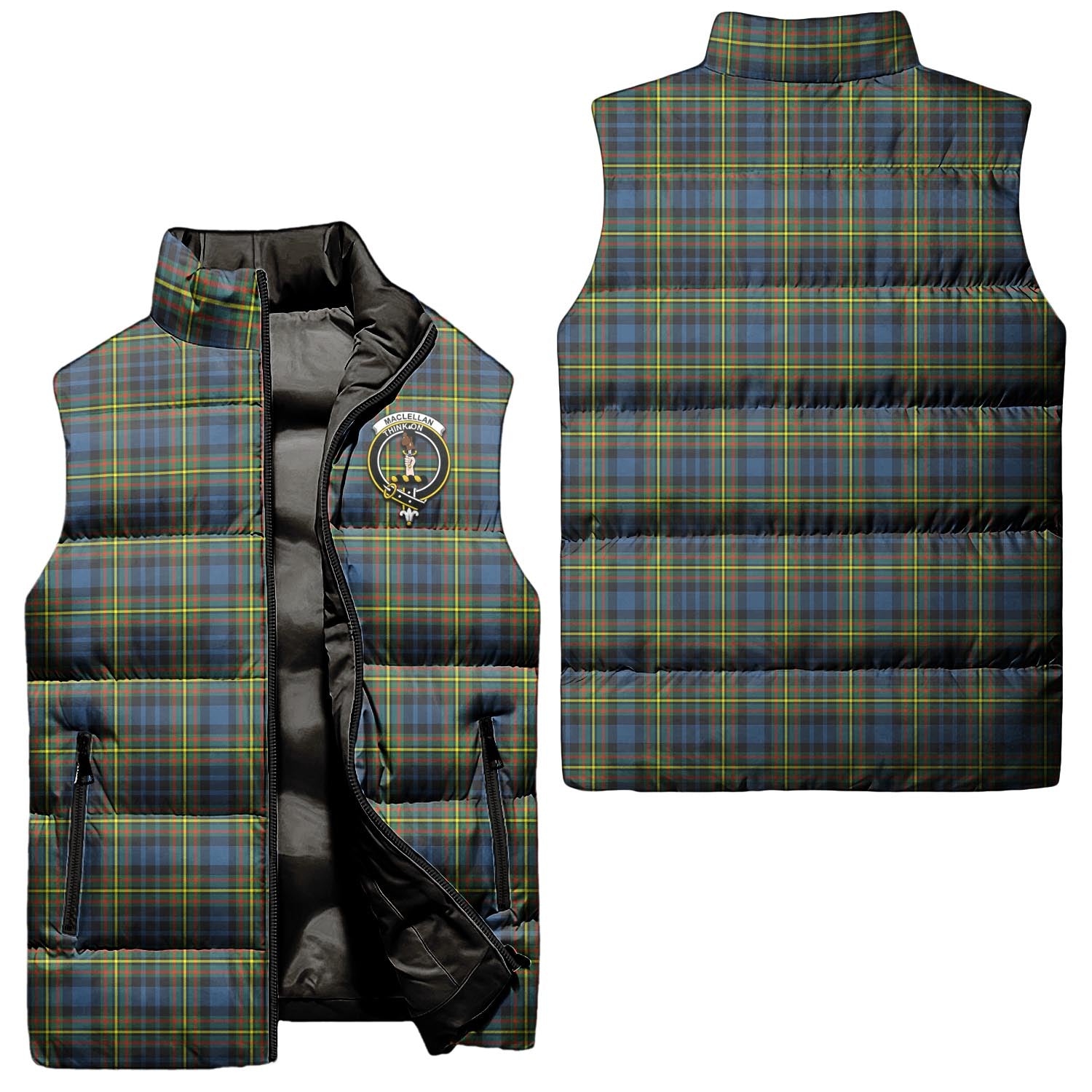 maclellan-ancient-clan-puffer-vest-family-crest-plaid-sleeveless-down-jacket