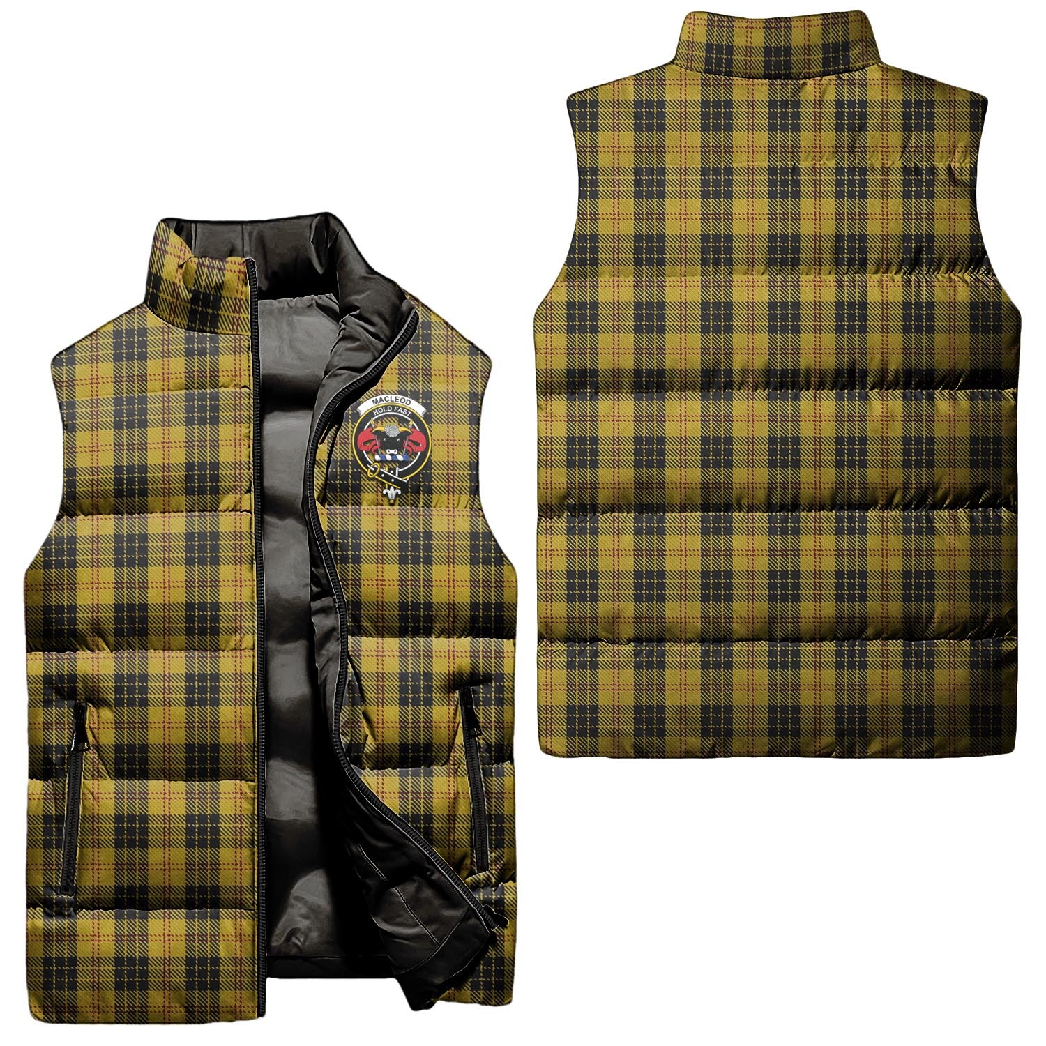 macleod-clan-puffer-vest-family-crest-plaid-sleeveless-down-jacket