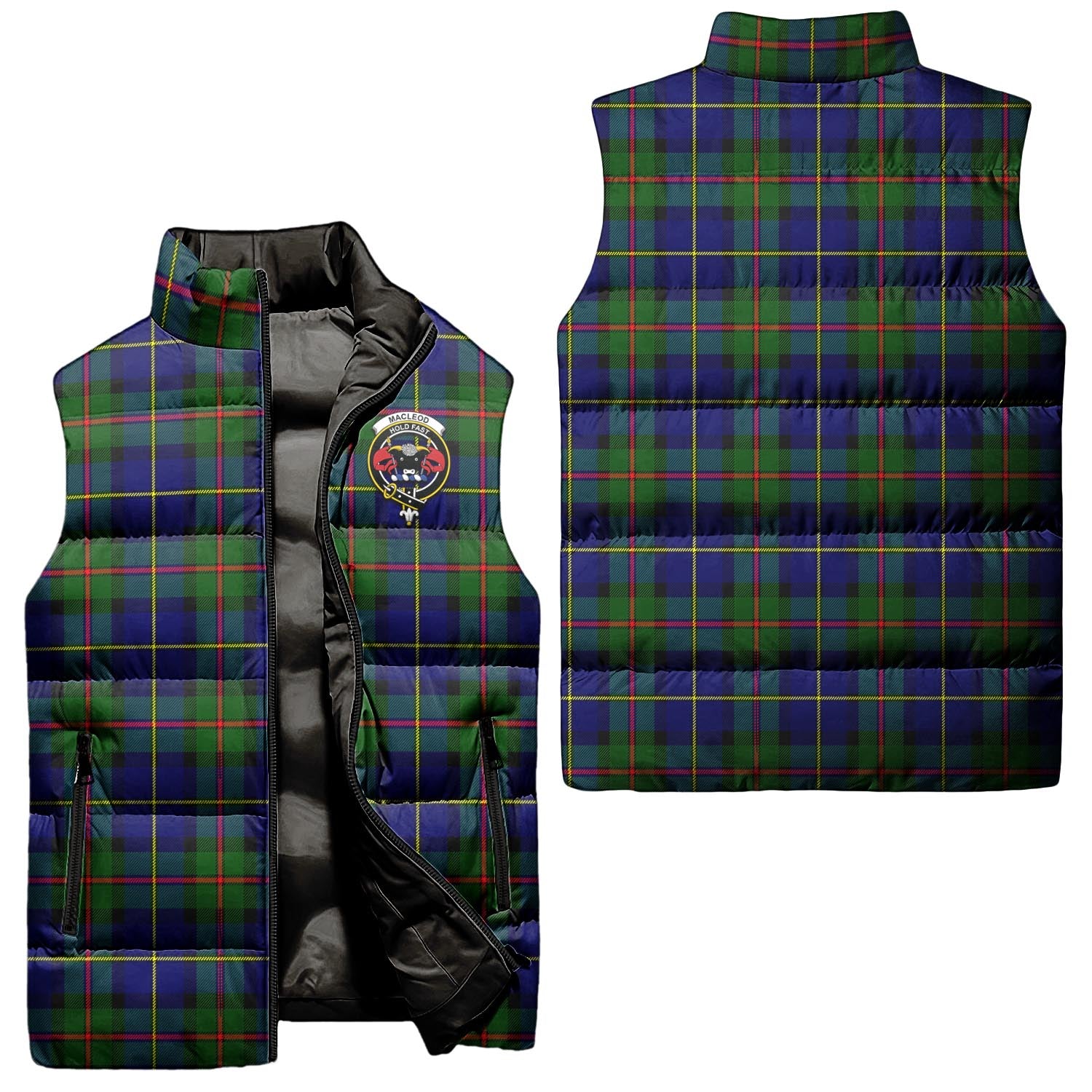 macleod-of-harris-modern-clan-puffer-vest-family-crest-plaid-sleeveless-down-jacket
