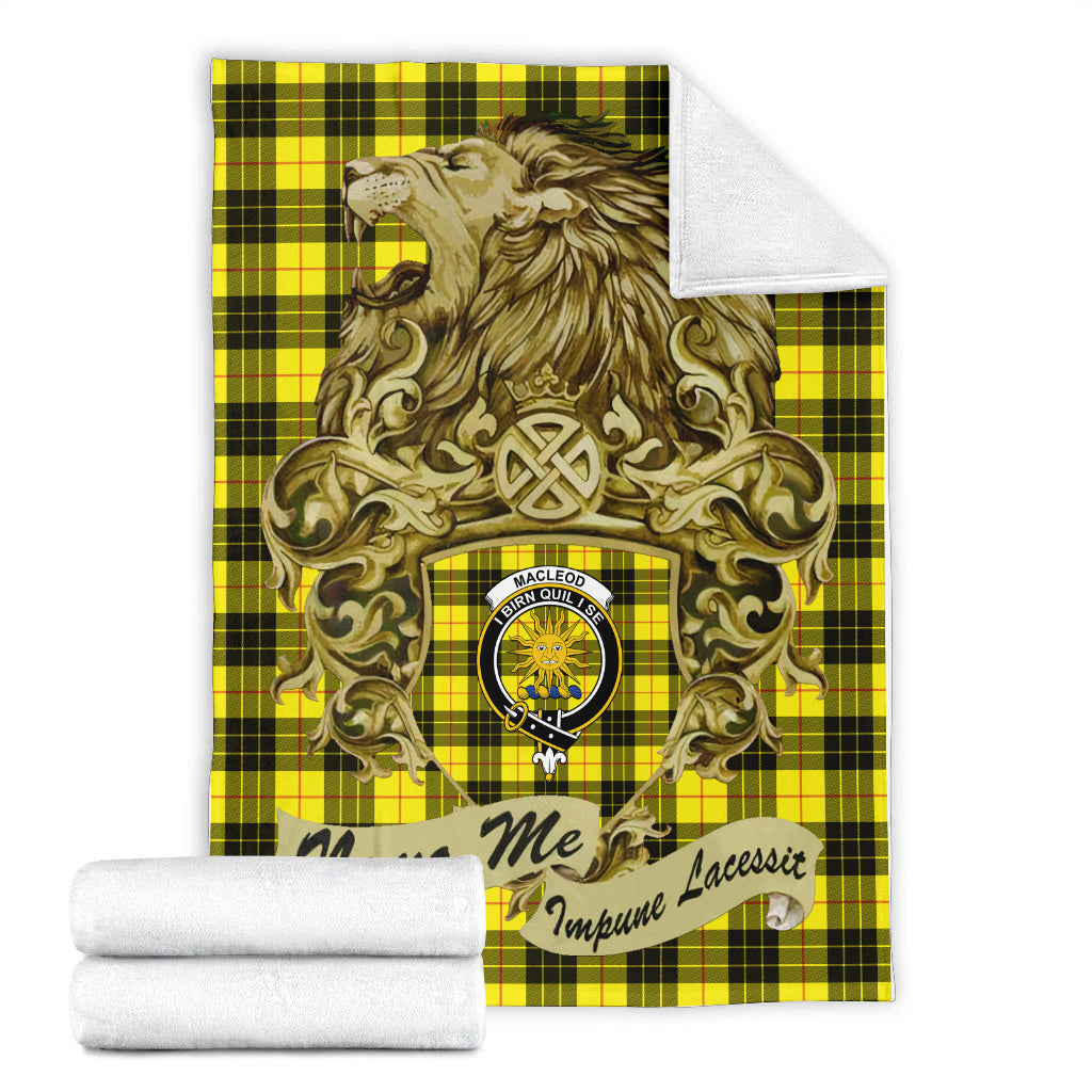 macleod-of-lewis-modern-tartan-premium-blanket-motto-nemo-me-impune-lacessit-with-vintage-lion-family-crest-tartan-plaid-blanket-vintage-style
