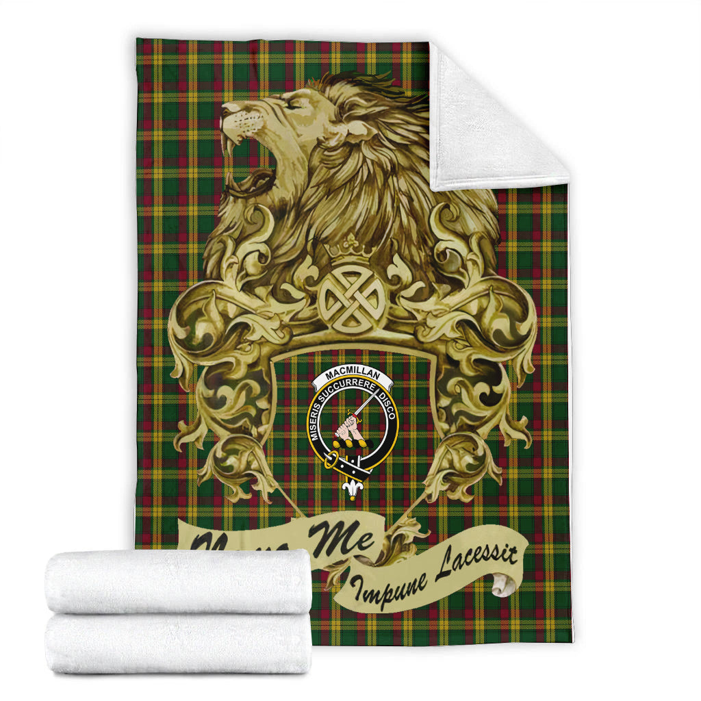 macmillan-ancient-tartan-premium-blanket-motto-nemo-me-impune-lacessit-with-vintage-lion-family-crest-tartan-plaid-blanket-vintage-style