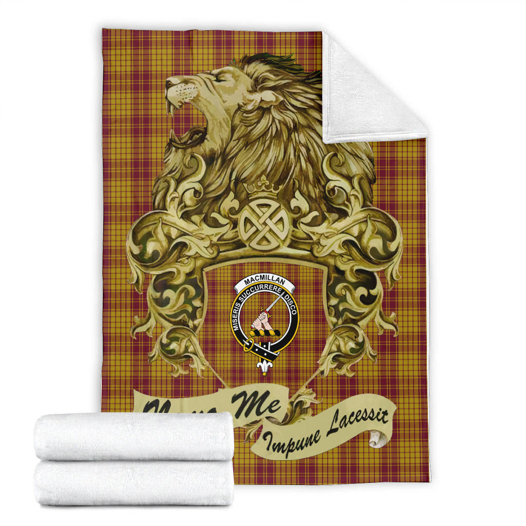 macmillan-dress-tartan-premium-blanket-motto-nemo-me-impune-lacessit-with-vintage-lion-family-crest-tartan-plaid-blanket-vintage-style