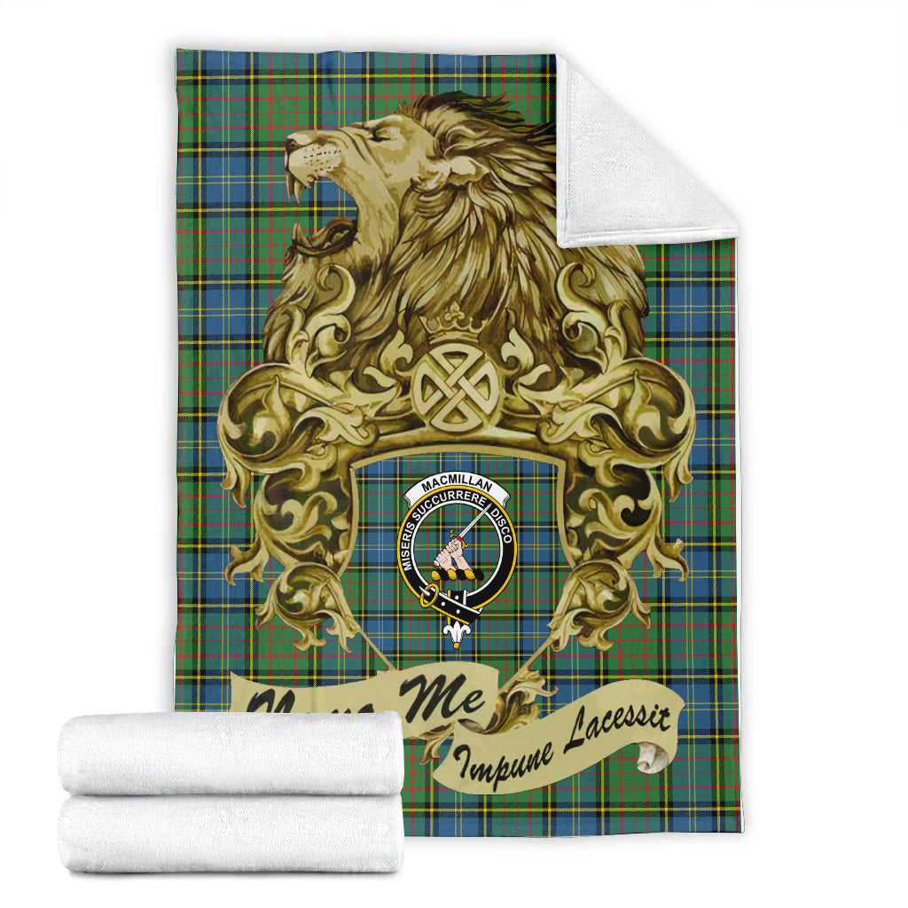 macmillan-hunting-ancient-tartan-premium-blanket-motto-nemo-me-impune-lacessit-with-vintage-lion-family-crest-tartan-plaid-blanket-vintage-style