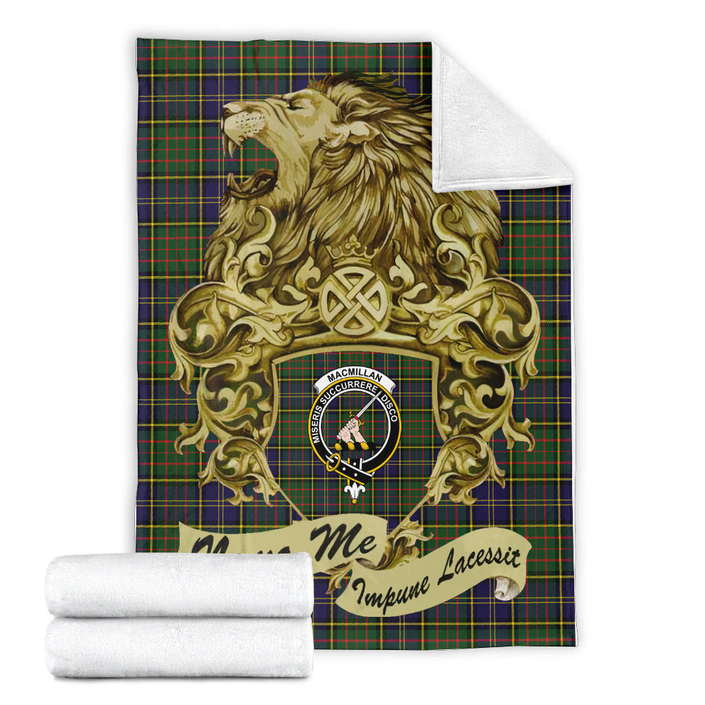 macmillan-hunting-modern-tartan-premium-blanket-motto-nemo-me-impune-lacessit-with-vintage-lion-family-crest-tartan-plaid-blanket-vintage-style
