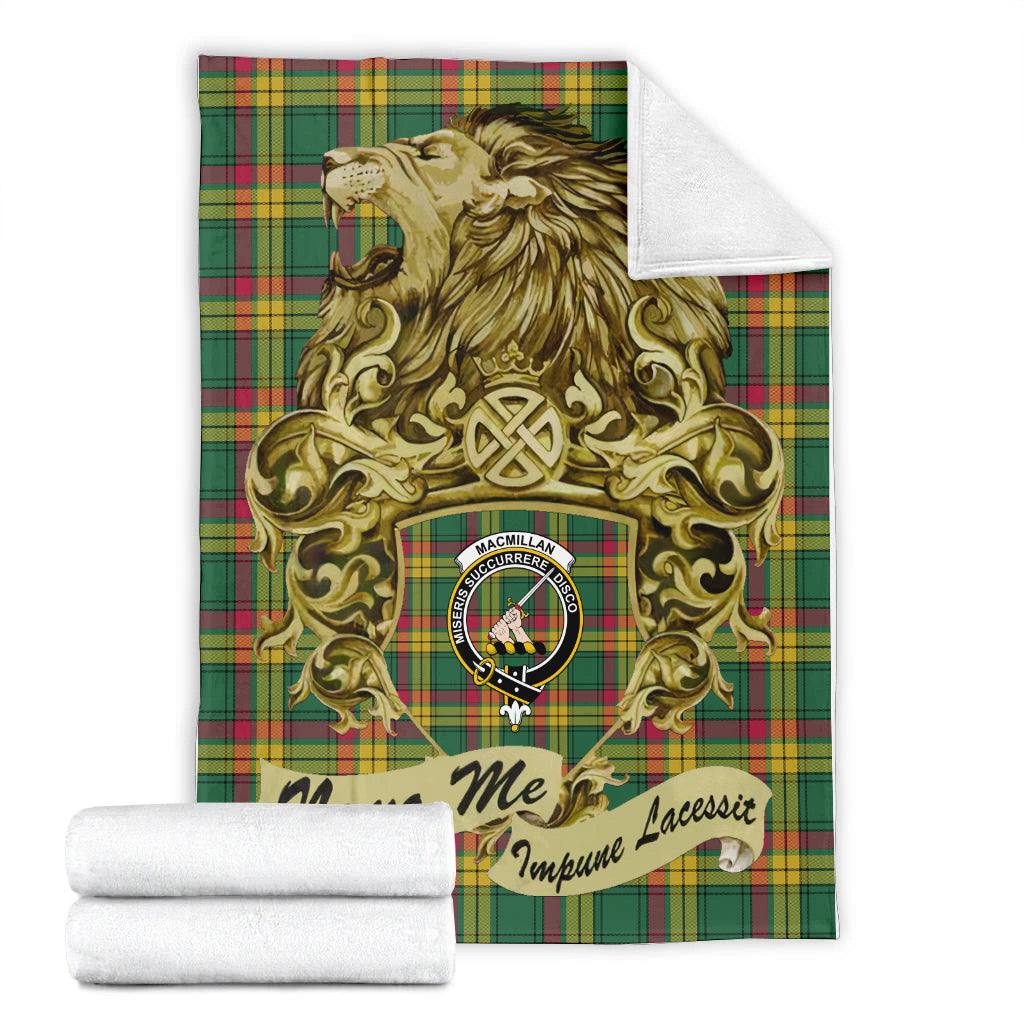 macmillan-old-ancient-tartan-premium-blanket-motto-nemo-me-impune-lacessit-with-vintage-lion-family-crest-tartan-plaid-blanket-vintage-style