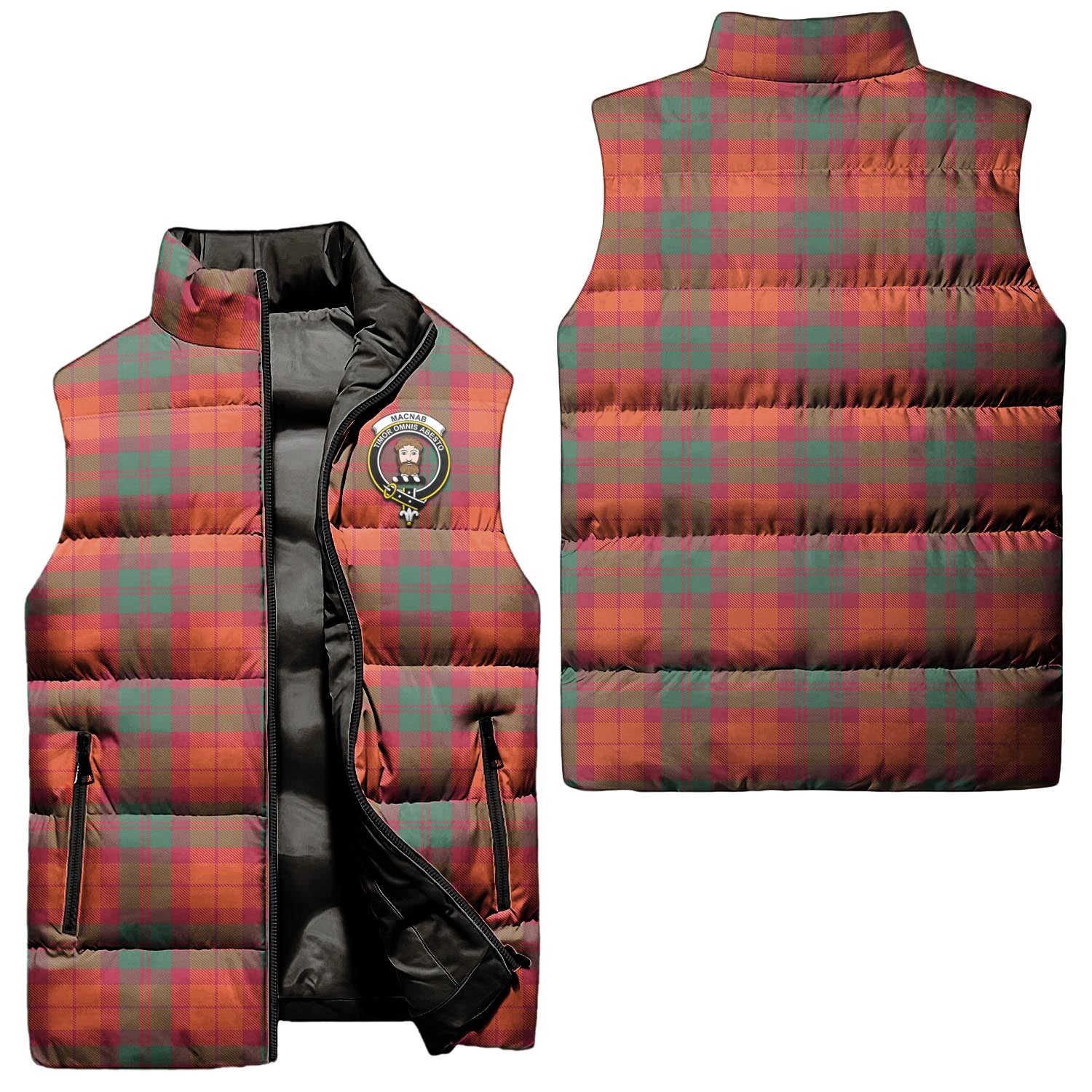 macnab-ancient-clan-puffer-vest-family-crest-plaid-sleeveless-down-jacket