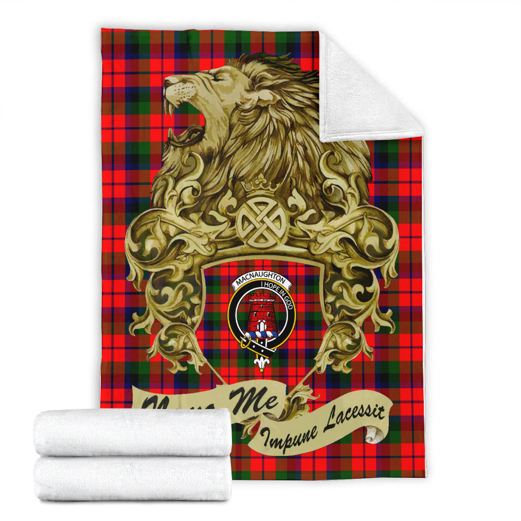 macnaughton-modern-tartan-premium-blanket-motto-nemo-me-impune-lacessit-with-vintage-lion-family-crest-tartan-plaid-blanket-vintage-style