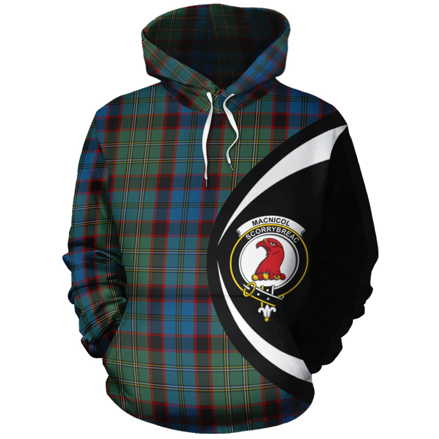 scottish-macnicol-hunting-clan-crest-circle-style-tartan-hoodie