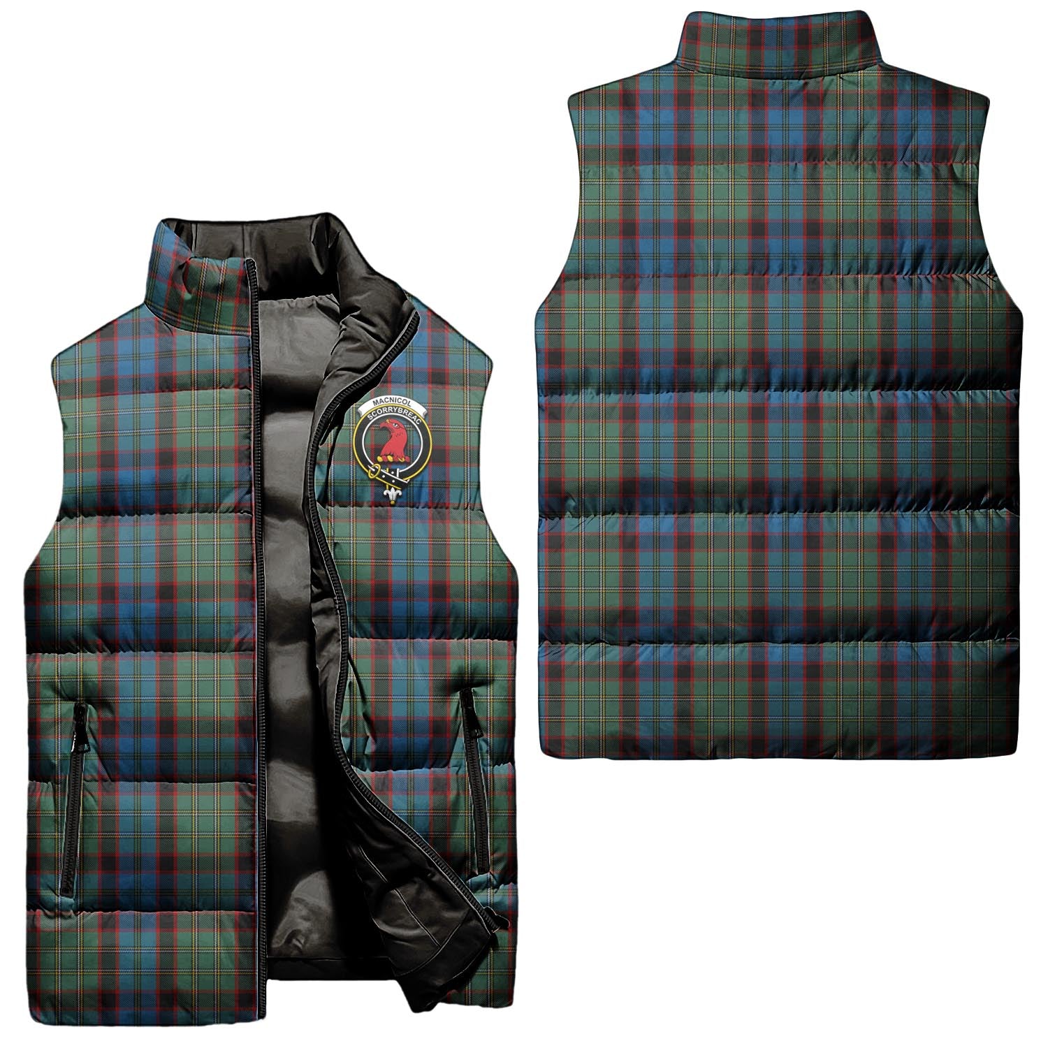 macnicol-hunting-clan-puffer-vest-family-crest-plaid-sleeveless-down-jacket