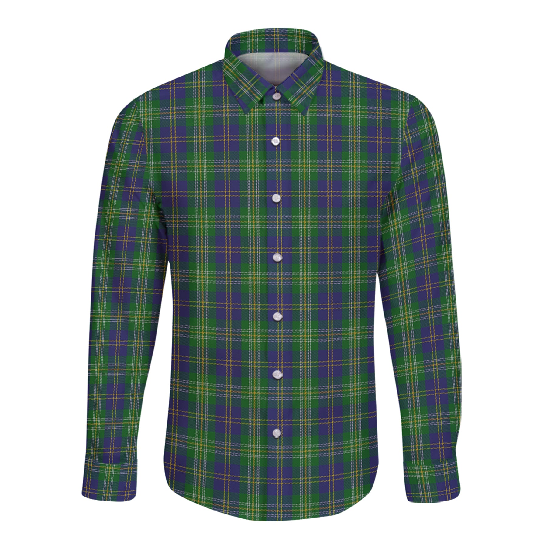 Macorrell Tartan Long Sleeve Button Up Shirt K23