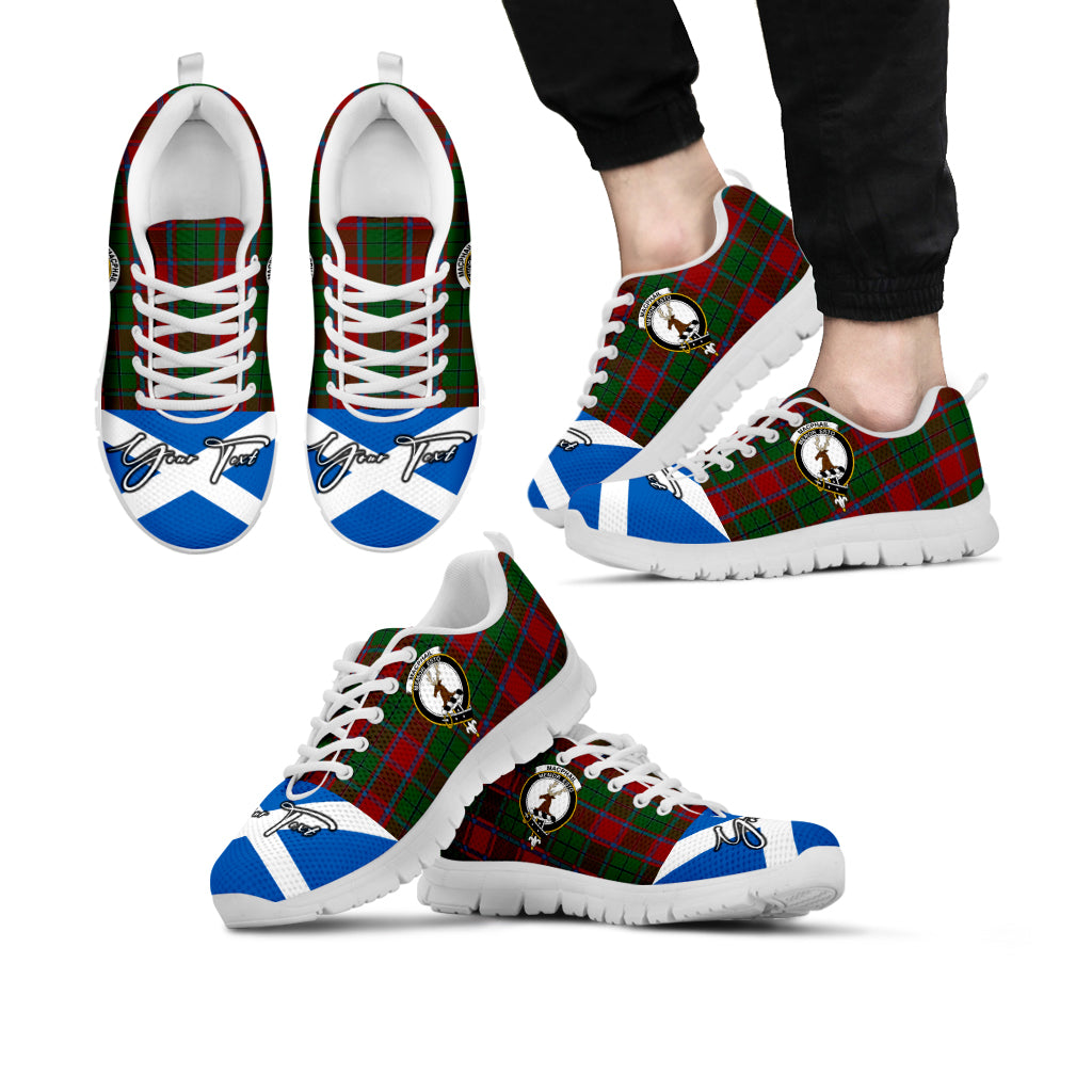 macphail-blue-bands-family-crest-tartan-sneaker-tartan-plaid-with-scotland-flag-shoes-personalized-your-signature